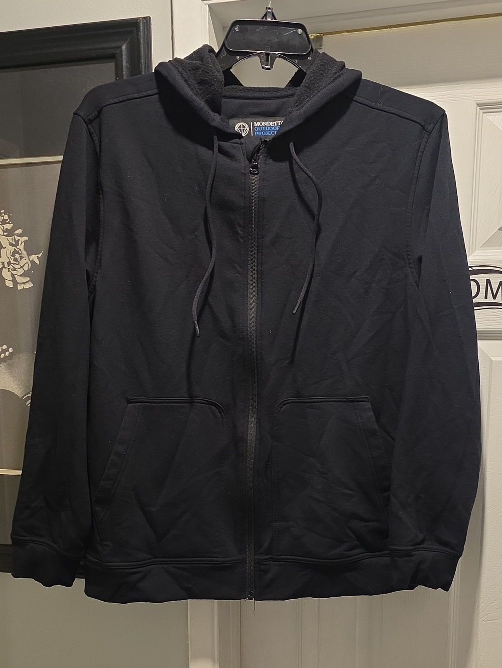 Mondetta Men's Black Zip-Up Hooded Jacket